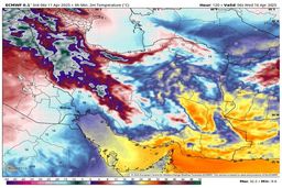 هواشناسی؛ گردوخاک و بارش تگرگ در ۲۰ استان