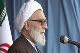 دیدار وزیر امور خارجه با آیت الله واعظ طبسی در مشهد