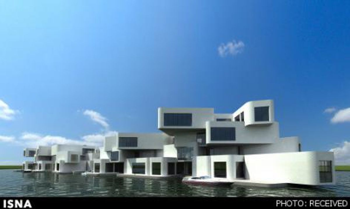 ساخت نخستین آپارتمان شناور جهان + عکس