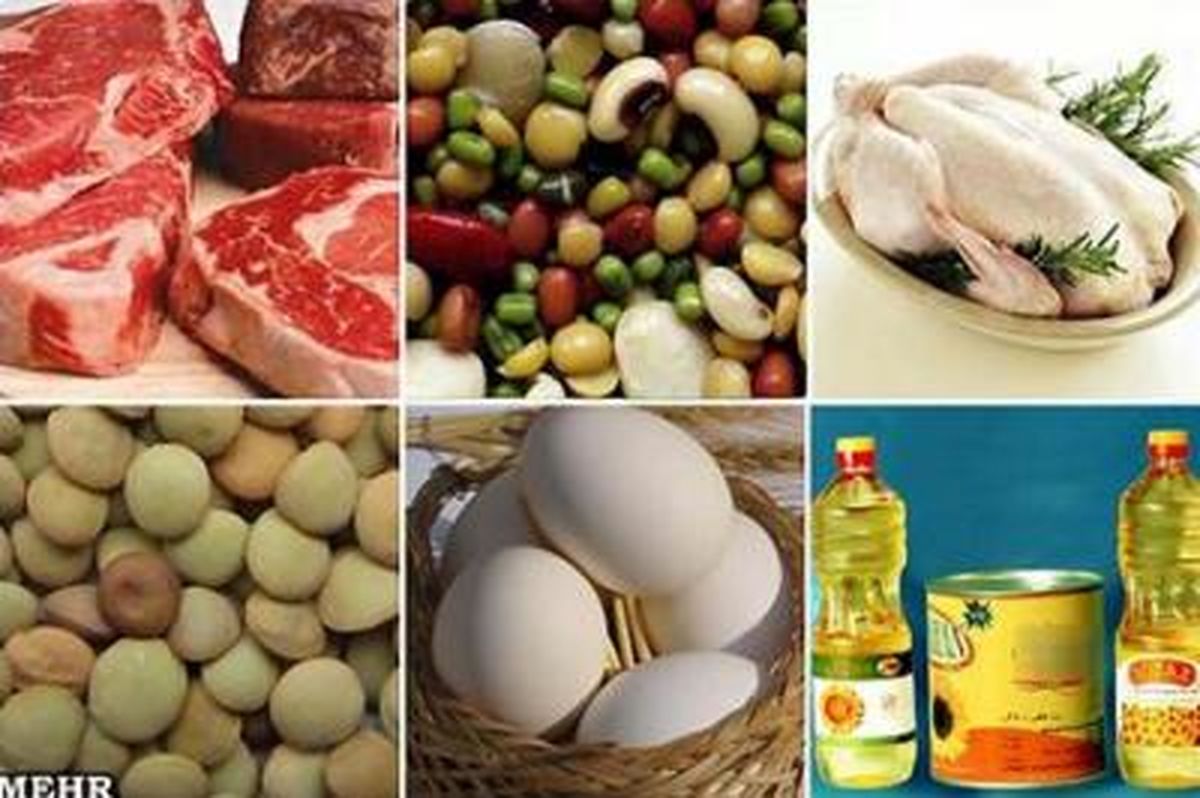 جدول واردات ۱۲ قلم کالای اساسی در مهر