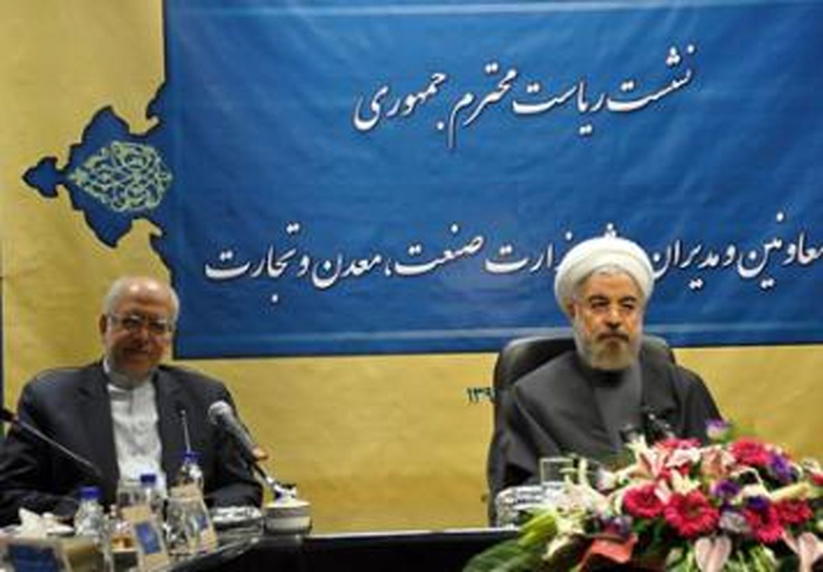 دستور روحانی به نعمت زاده برای احیای صنایع راکد