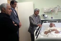 رئیس کمیته ملی المپیک به عیادت داورزنی رفت
