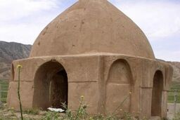 چهارطاقی یادگار هزار ساله ساسانیان در دره شهر + تصاویر