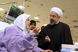 بازدید رییس جمهور از مرکز توانبخشی و نگهداری سالمندان