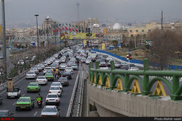 ترافیک تهران در روزهای پایانی سال