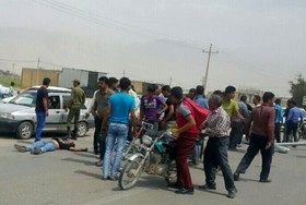 ‌یک کشته و یک مجروح براثر ورزش باد شدیدی در فارس