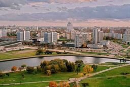 تایم لپسی دیدنی از شهری دیدنی در بلاروس / فیلم