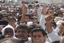 تهران: راهپیمایی داوطلبان اعزام به سوریه و جنگ با اسرائیل(+ عکس)