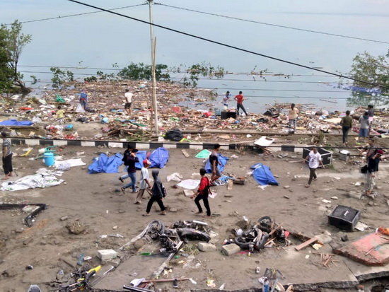 48 کشته در زلزله و سونامی اندونزی