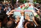 تشییع پیکر پاک 2 شهید گمنام