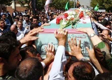 تشییع پیکر پاک 2 شهید گمنام