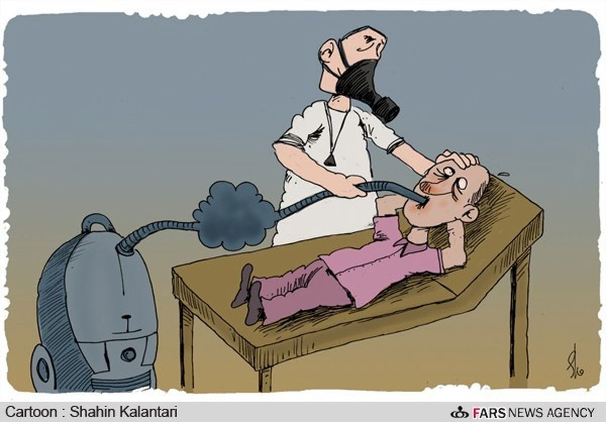 کاریکاتور / نجات از آلودگی هوا!