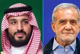 رسانه‌های سعودی: بن سلمان پیام کتبی پزشکیان را دریافت کرد
