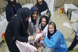 اعزام تیم پزشکی بیمارستان بانک ملی به مناطق زلزله زده استان