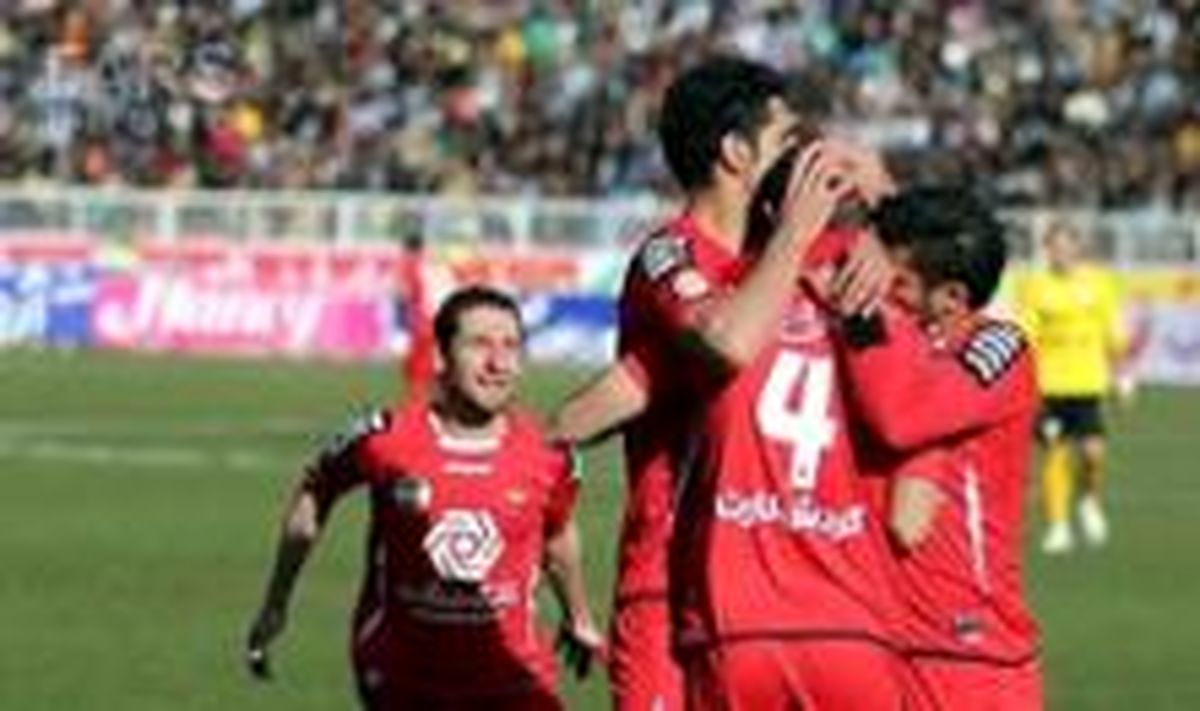 پرسپولیس با شکست داماش به رده دوم صعود کرد / سرخپوشان همچنان در کورس قهرمانی