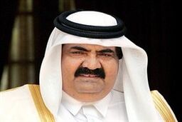 امیر قطر: بشار با زور سرنگون نمی‌شود